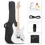 Picture of GST Stylish H-S-S Pickup Electric Guitar Kit with 20W AMP Bag Guitar Strap White
